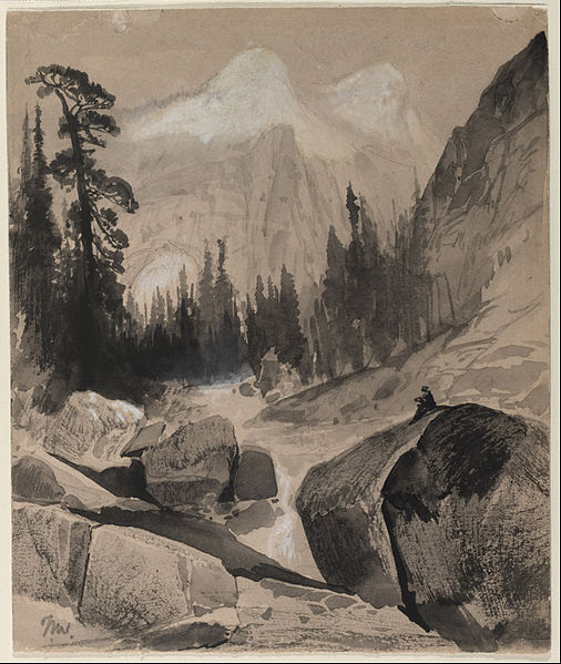 File:Thomas Moran - The North Dome, Yosemite, California - Google Art Project.jpg