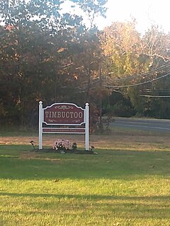 Timbuctoo, New Jersey Populated place in Burlington County, New Jersey, US