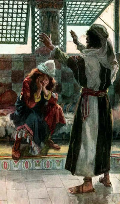 Nathan Rebukes David (1896–1902) by James Tissot