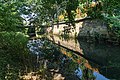 Landes-Haupt-fortress (formerly);  Sluice lunette III (formerly): Flooding system made of sandstone wall with a bead-like cover