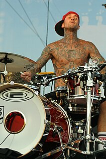 Travis Barker American drummer and music producer