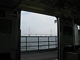 海芝浦駅から見た鶴見つばさ橋（2009年5月）