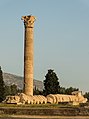 3001) Deux colonnes, Temple de Zeus Olympien, Athènes, Grèce, , 31 août 2015