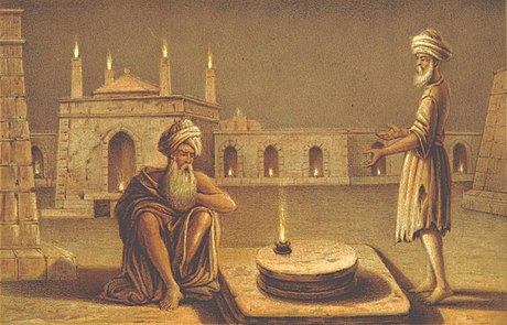 The fire temple of Baku, c. 1860