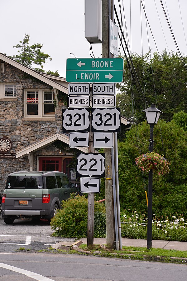 US 221/US 321 Bus. in Blowing Rock