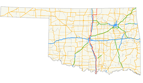 Map Us 77 U.S. Route 77