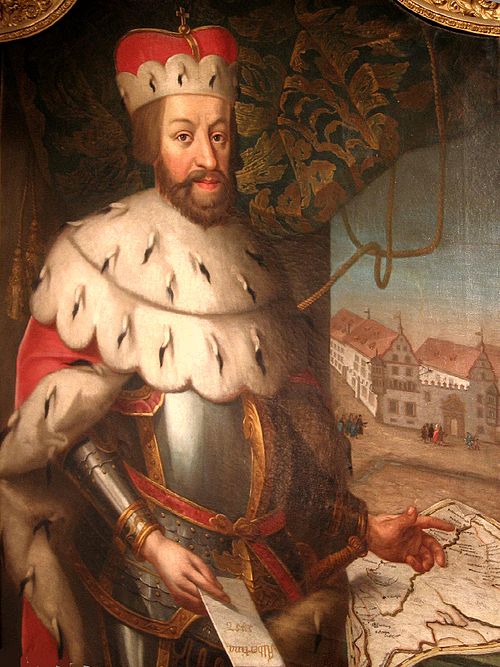 Portrait of Archduke Albert VI of Austria, founder of the university