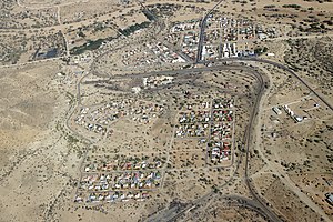 Aerial photograph of Usakos (2018)