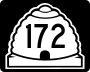 State Route 172 marker