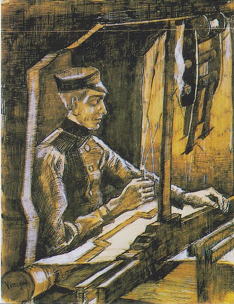 File:Van Gogh - Weber am Webstuhl - (Profil nach rechts)2.jpeg