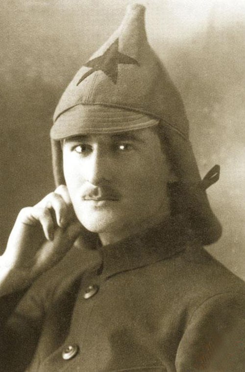 Sokolovsky as a cadet of the Military Academy of Moscow, 1920