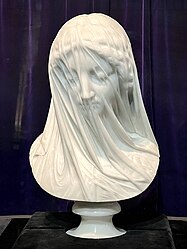 "Veiled Virgin" by Giovanni Strazza