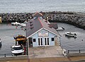 Ventnor Haven Fishery, which was built in 2007 as part of the new Ventnor Haven harbour development which had been completed in 2003 along the seafront of Ventnor, Isle of Wight. The fishery sells locally caught fish to the public.