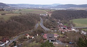 Elfershausen Trimberg: Geographische Lage, Geschichte, Verkehr