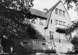 Villan omkring 1907.