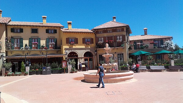 Italian village, Ferrari Land