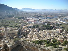 Vista desde el castillo de Biar