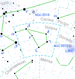 Souhvězdní mapa Volans.svg