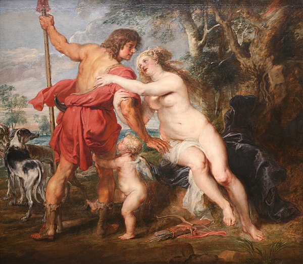 Image: WLA metmuseum Venus and Adonis by Peter Paul Rubens