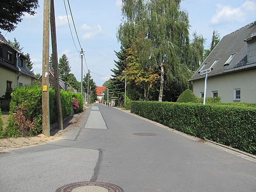 Wahnsdorf Anton-Günther-Straße nach Norden