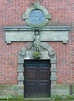 War memorial on St Peter's Church, Marchington (Geograph 1928173 by Humphrey Bolton).jpg