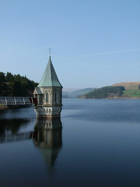 Image: Water Tower at Pontsticill   geograph.org.uk   868184