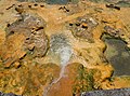 3812) vue de dessus, source d'eau thermale à Loutra Edipsou, Eubée, Grèce. , 28 août 2017