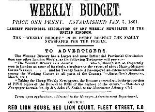 <i>Weekly Budget</i> British journal