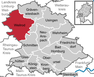 <span class="mw-page-title-main">Weilrod</span> Municipality in Hesse, Germany