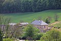 Deutsch: Blick von einer Drehleiter auf den Ort Weissenbach bei Mödling