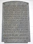 Stadtbahn - memorial plaque