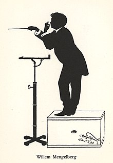 Silhouette von Mengelberg (1918) von Hans Schließmann