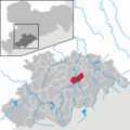 location in the Erzgebirgskreis district (Lage der Gemeinde im Erzgebirgskreis)