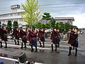 北海道から参加の北海道武蔵女子短期大学のチーム、コンサフリークの演舞