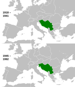 La Yougoslavie pendant l'entre-deux-guerres et la guerre froide