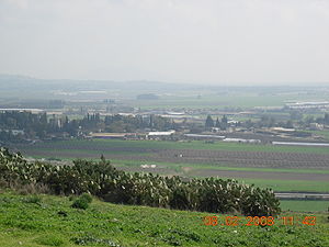 הנוף מסביב לאנדרטה לזכר אלכסנדר זייד