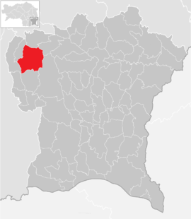 Poloha obce Zerlach v okrese Südoststeiermark (klikacia mapa)