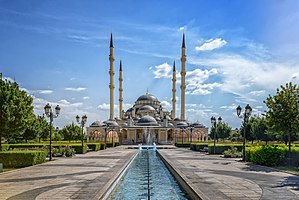 Akhmad Kadyrov Mosque in Grozny.