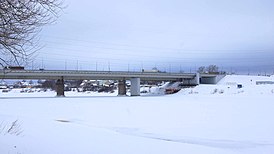 Ponte Migalovsky no inverno