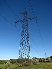 A single-circuit 330 kV line