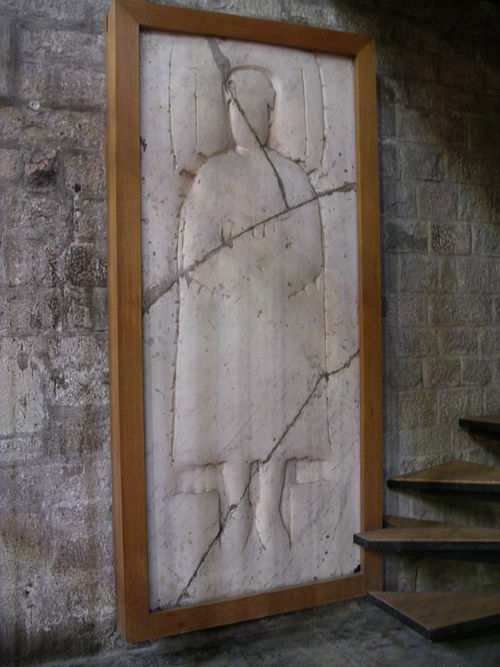 Peter's tomb at the Santa Maria del Mar Church in Barcelona, Catalonia.