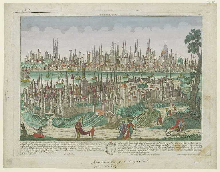 Archivo:1780 engraving of Constantinople.jpg