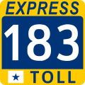 File:183 Express Lane free.svg