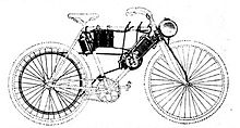 Garrard motor set installed on a bicycle 1902 19010222 TMCJ Garrard motor set fitted to a bicycle.jpg