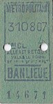 billet aller-retour émis le 310e jour de l'année 1928, soit le lundi 5 novembre 1928 à 7 heures du matin.