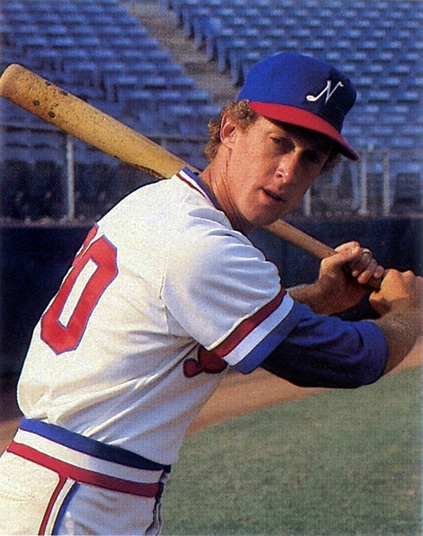 Butterfield with the Nashville Sounds in 1982