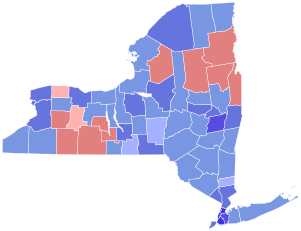 1982 United States Senate election in New York results map by county.svg