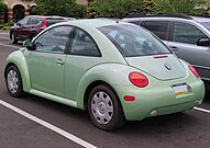 1999 Volkswagen New Beetle GLS hatchback (US; pre-facelift)