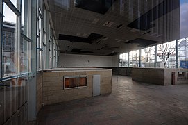 Tränenpalast, een lege en verlaten ruimte in 2010.
