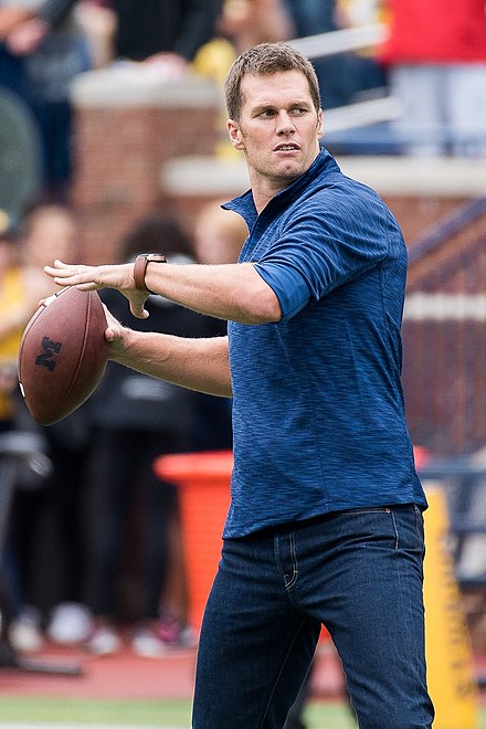 Brady at Michigan Stadium in 2016